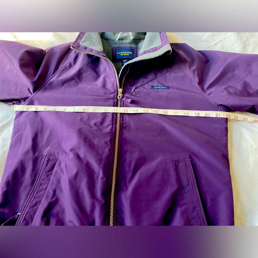Lands’ End Women’s Squall Weatherproof Barn Fleece Puffer Jacket size Small 6–8 - Picture 8 of 12